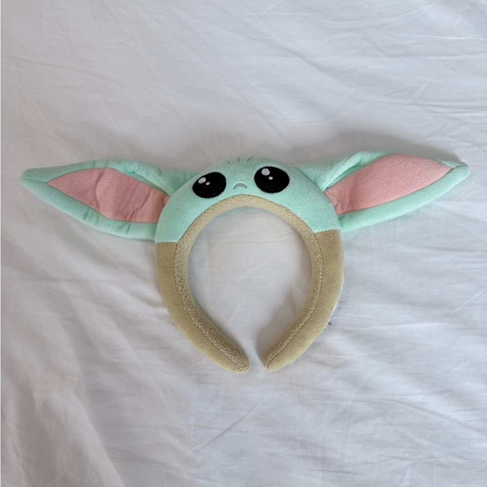 Adorable Green and Pink Grogu Star Wars Headband